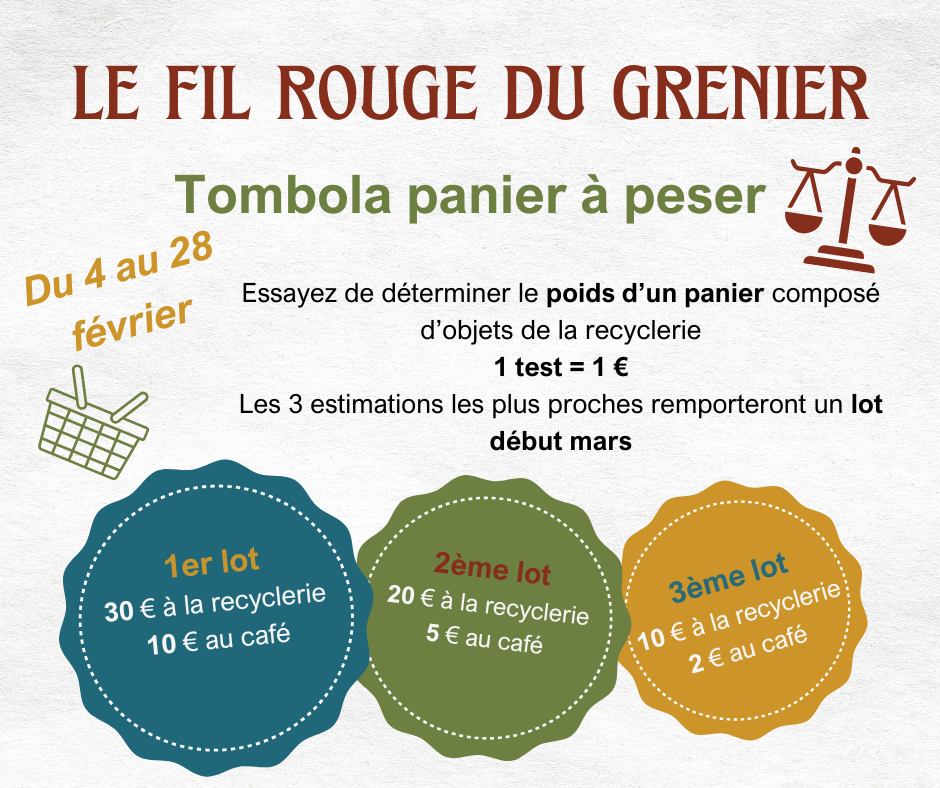 Fil rouge "panier à peser"