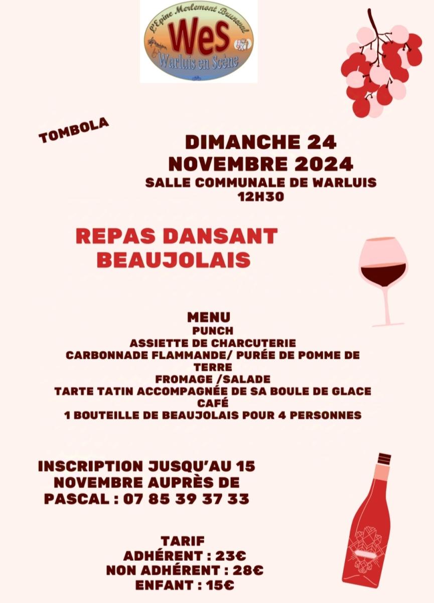 Repas dansant Beaujolais