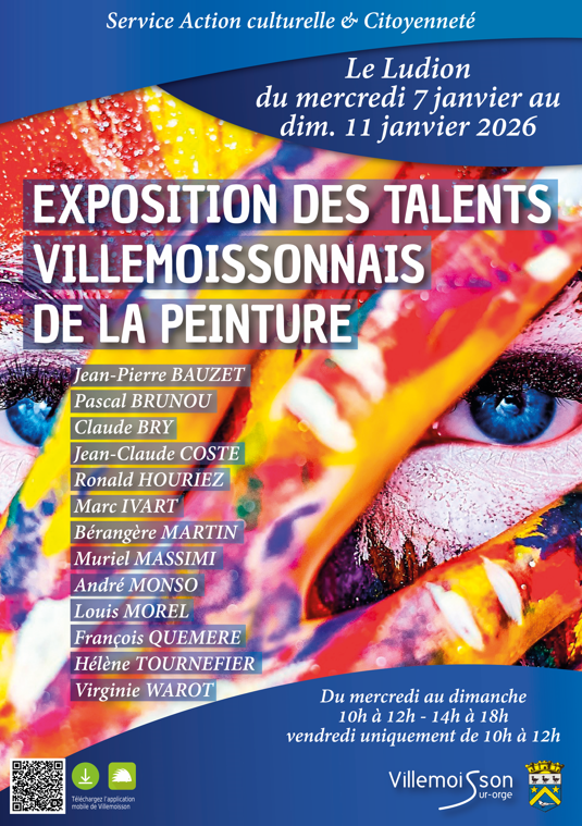 Exposition des Talents villemoissonnais de la peinture