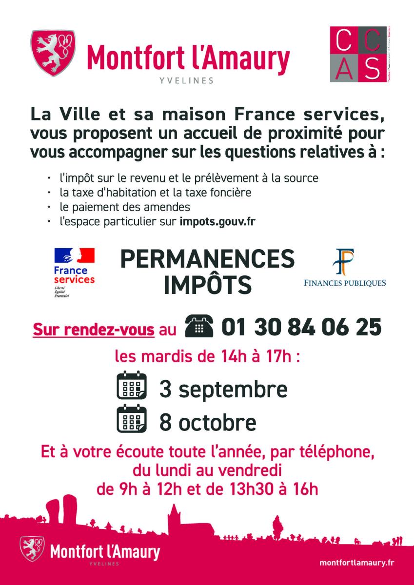 📣 PERMANENCES IMPÔTS 📅