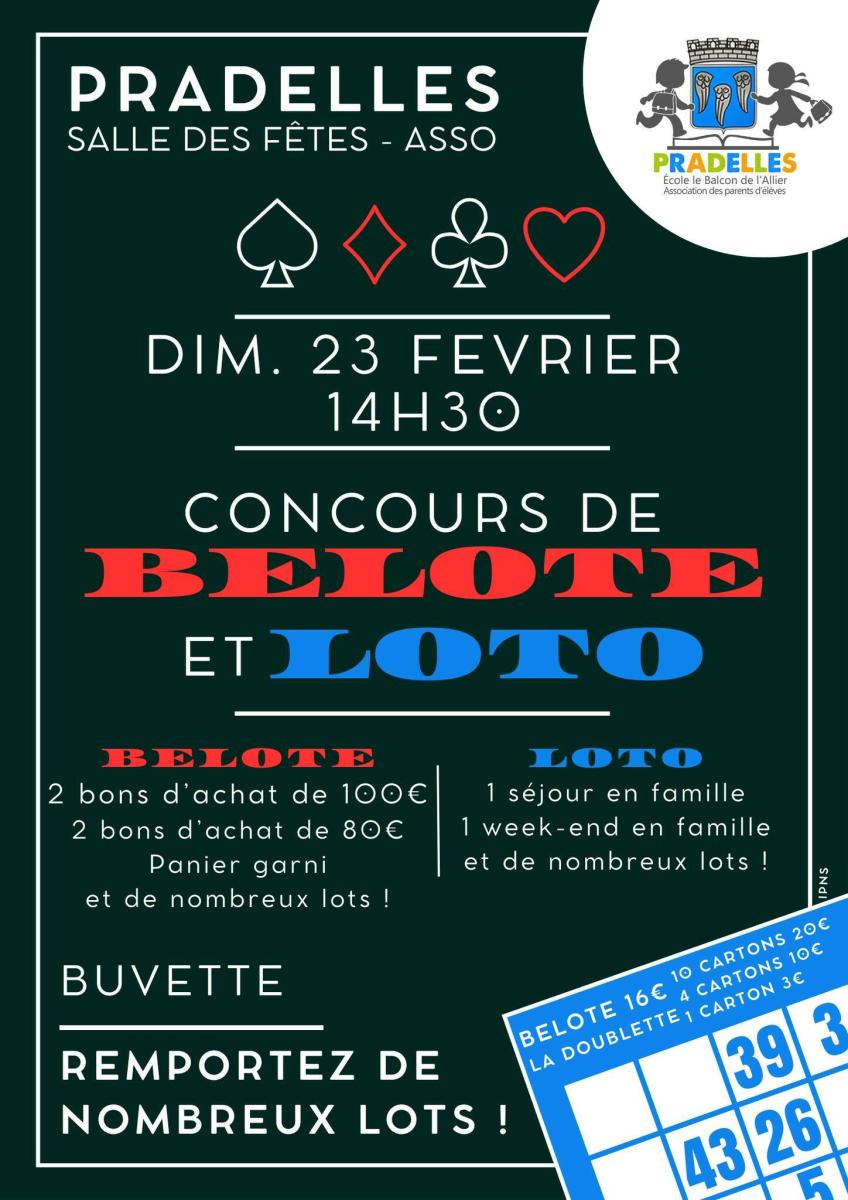 Concours de Belote et Loto