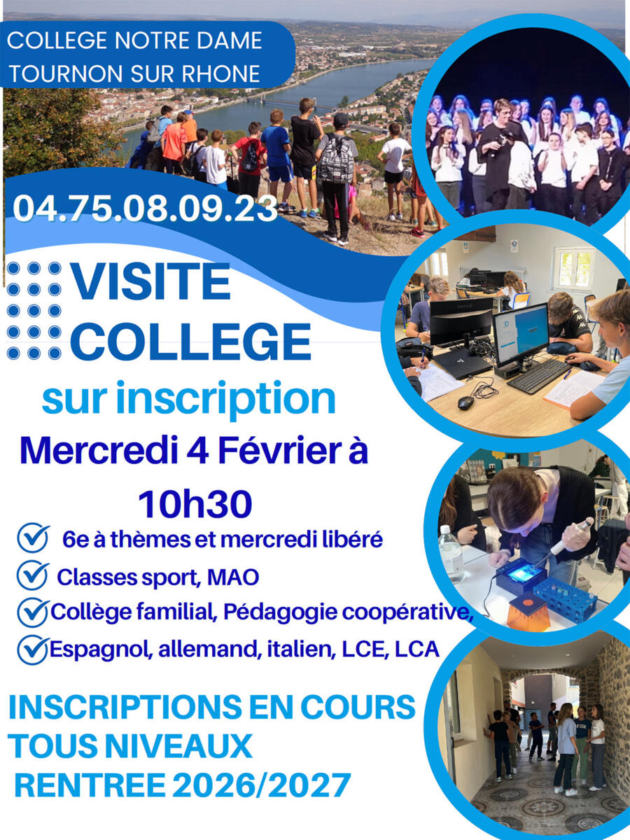 VISITE COLLEGE NOTRE DAME