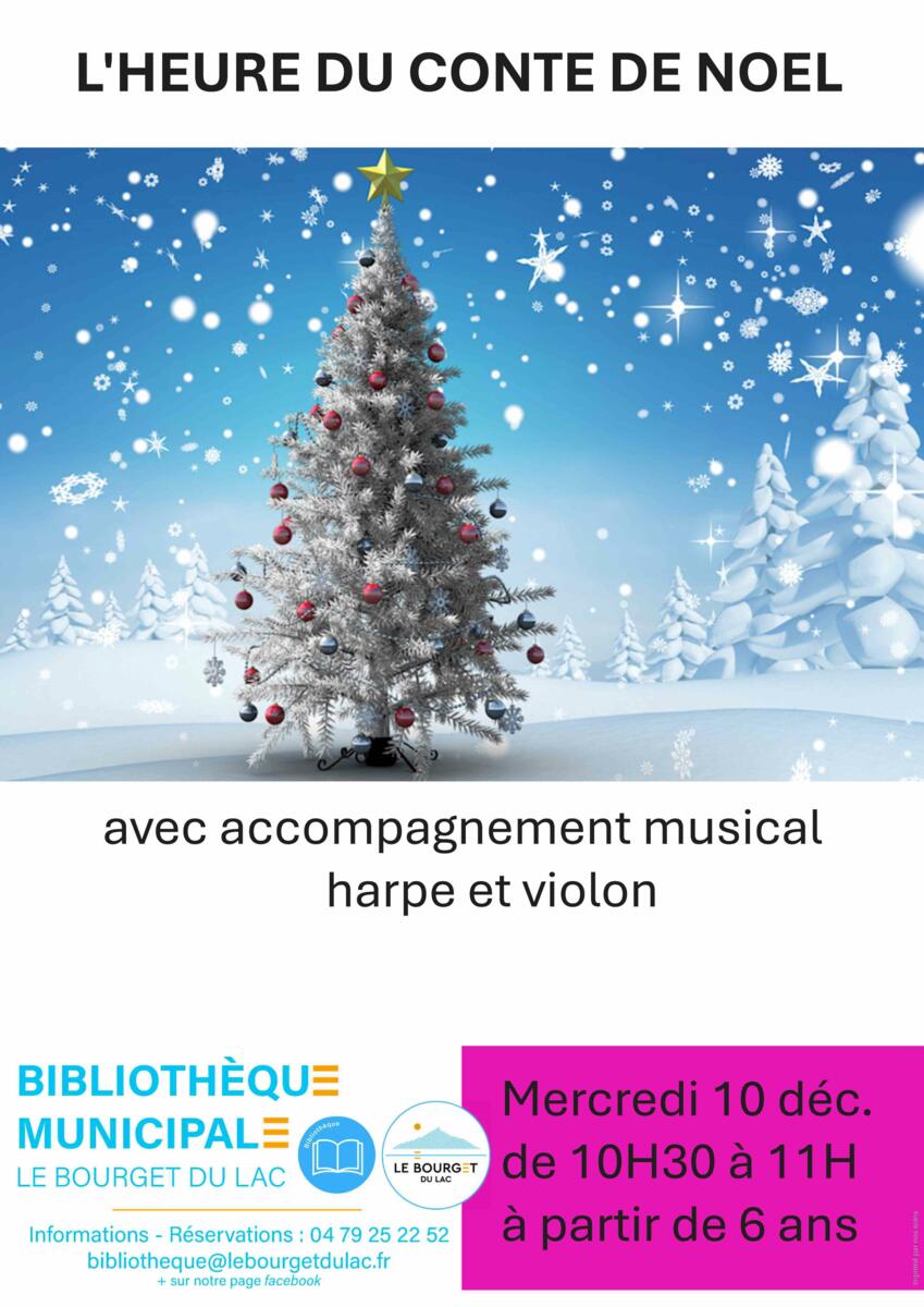 Bibliothèque Municipale - L'Heure du conte de Noël