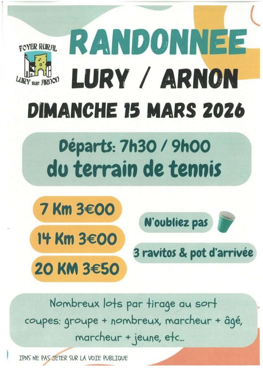 RANDONNÉE DU FOYER RURAL