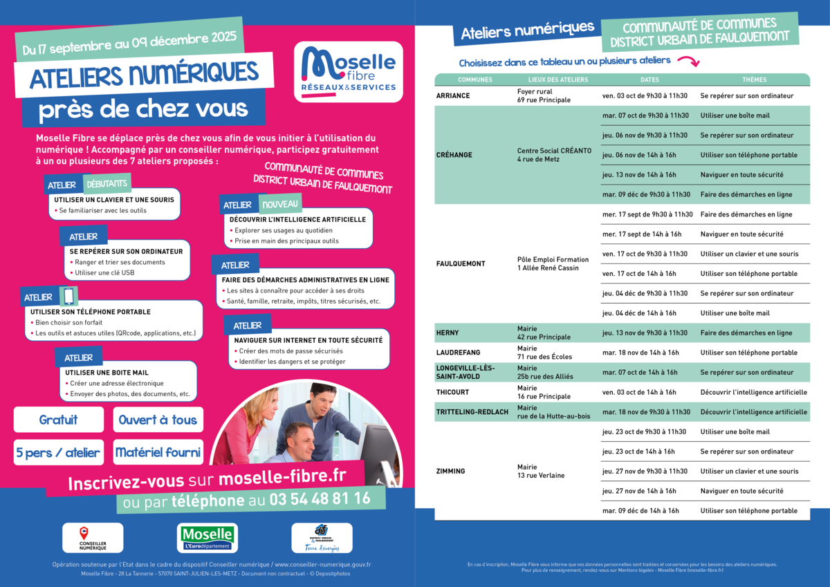 Ateliers numériques