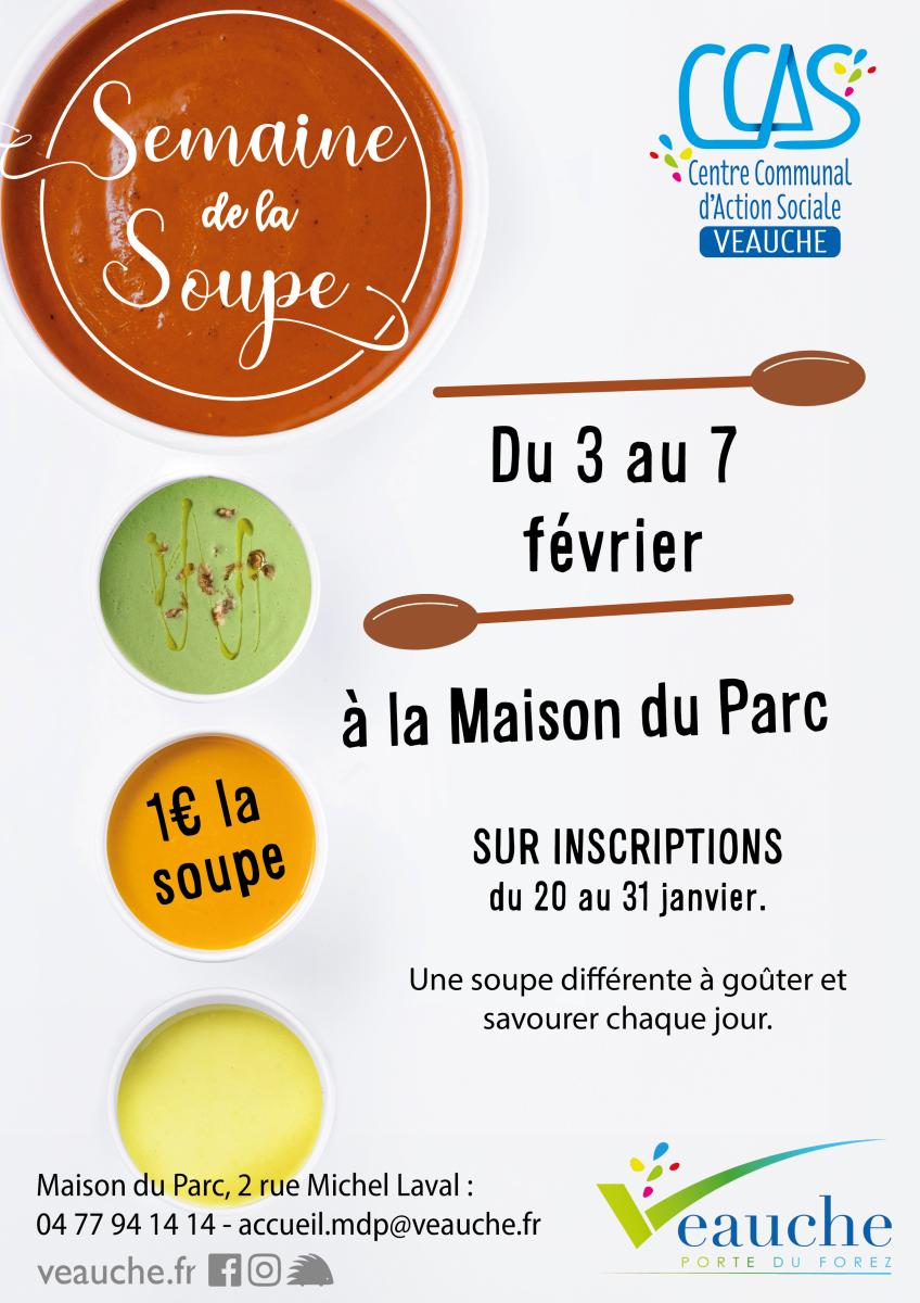 Semaine de la soupe à la Maison du Parc du 3 au 7 février