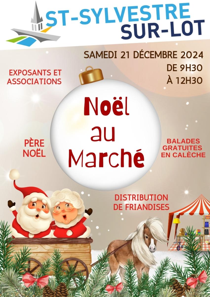 Animations de Noël au marché