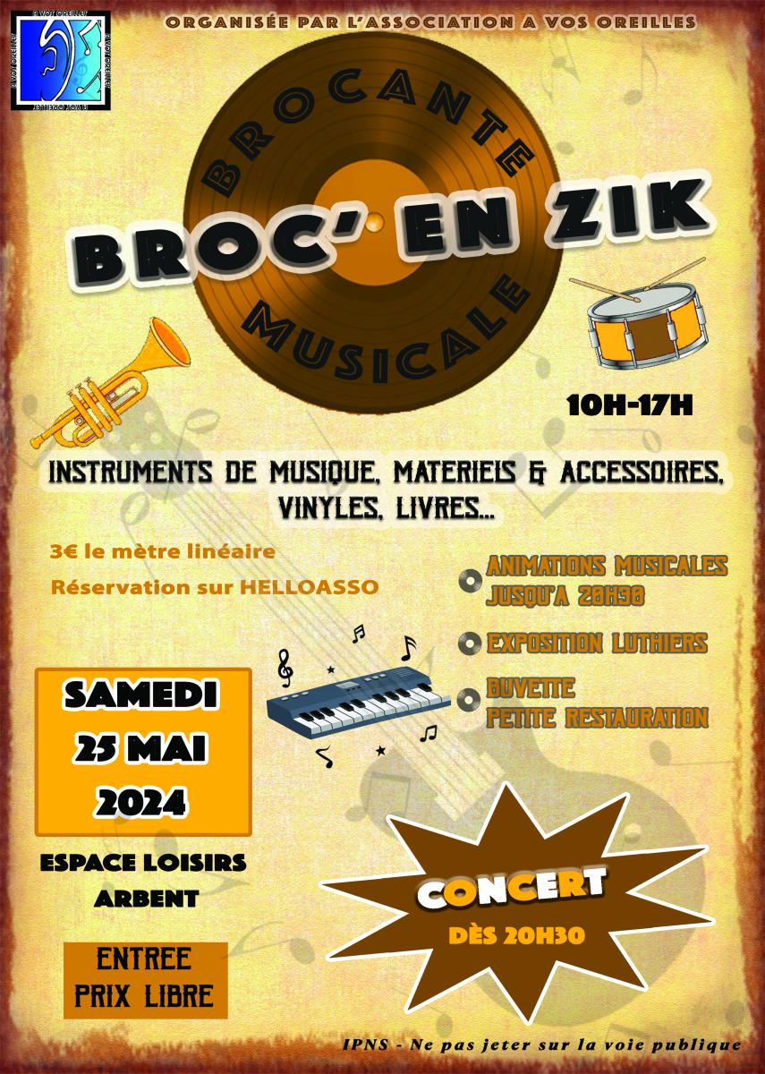 BROC'EN ZIK : BROCANTE MUSICALE / CONCERT LIVE