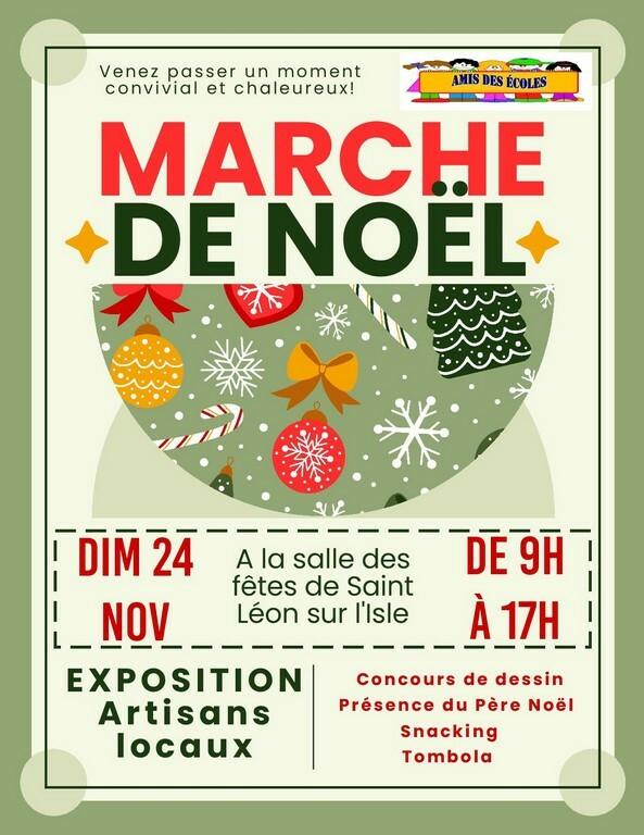 Marché de Noël - ST LEON SUR L’ISLE