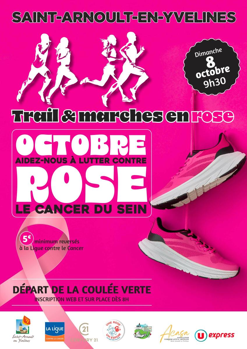 Trail et marches en faveur d’octobre rose