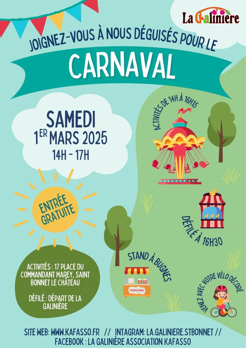 Carnaval à St Bonnet Le Château