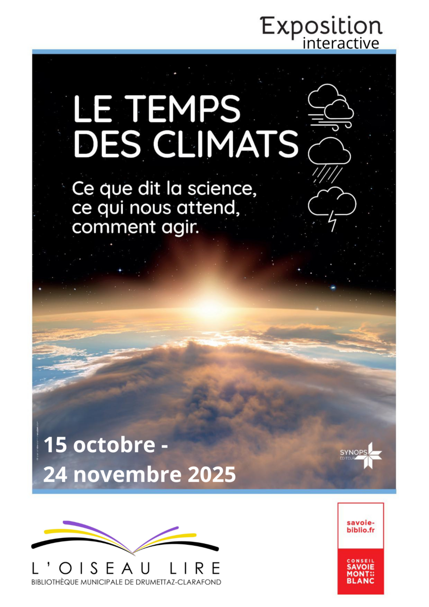 Exposition "Le temps des Climats" à la bibliothèque ! ♻️