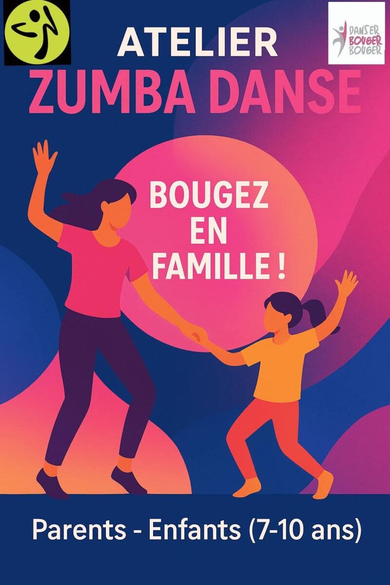 💃🕺 ATELIER ZUMBA DANSE – Parents & Enfants (7-10 ans)