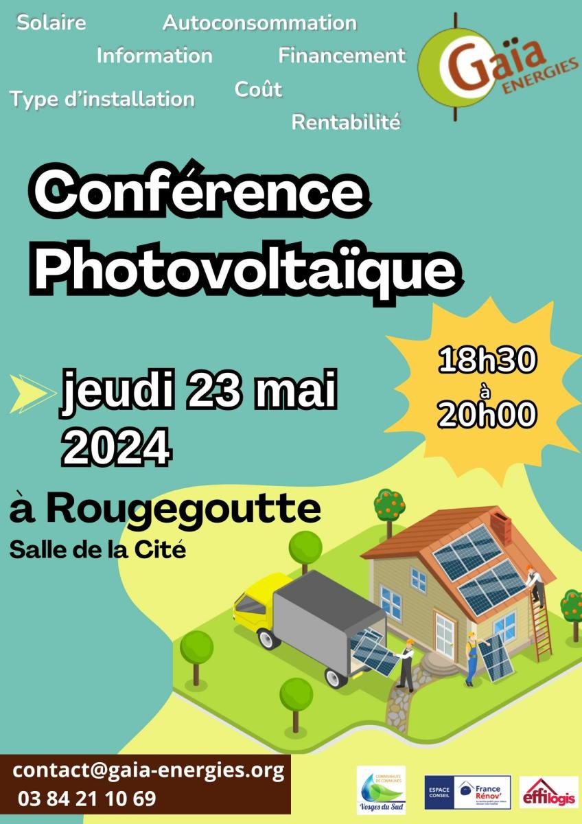 Gaïa Énergies - Conférence Photovoltaïque