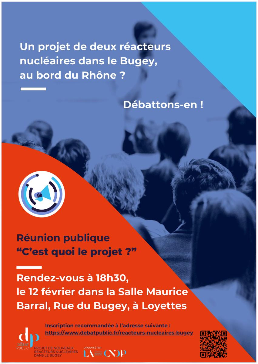 📢 Réunion publique "C'est quoi le projet ?" 📢