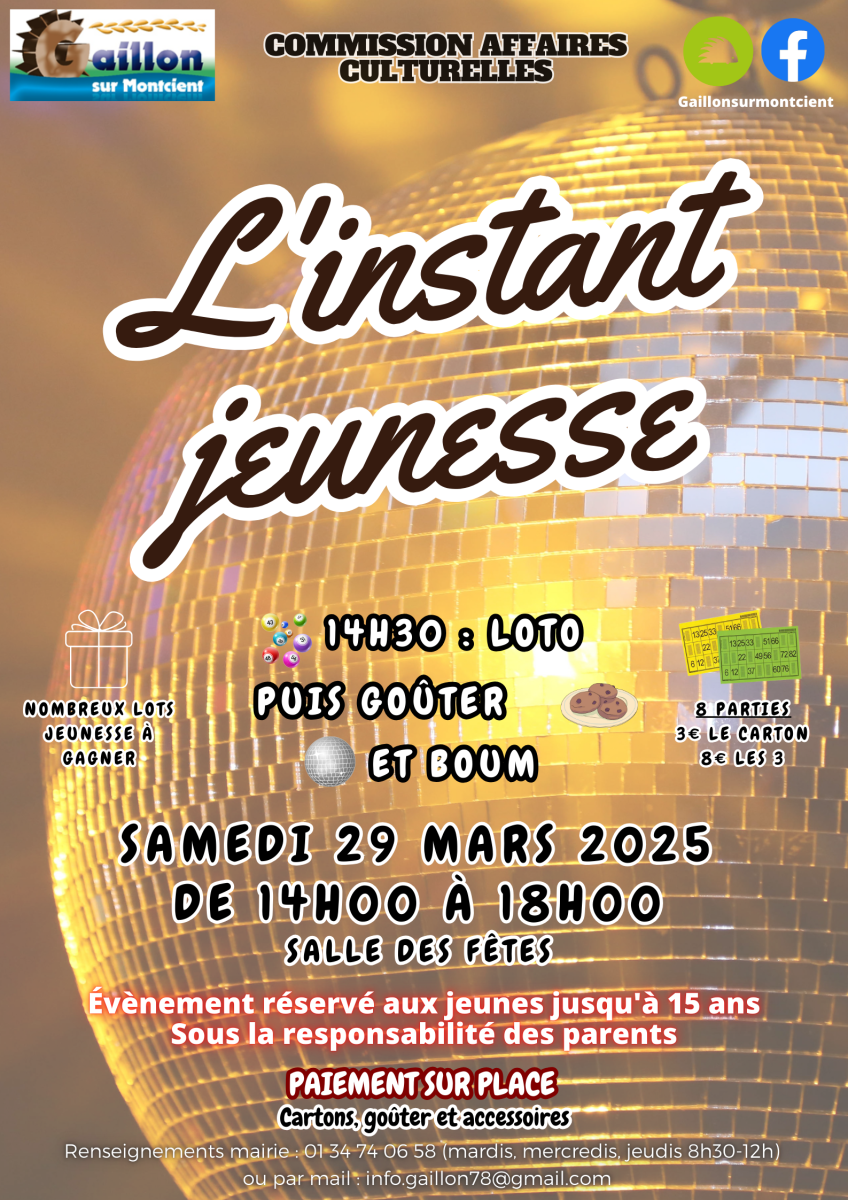 L'instant jeunesse