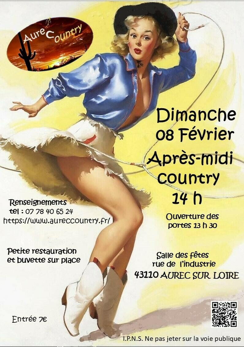 📢 Après-midi Country à Aurec-sur-Loire