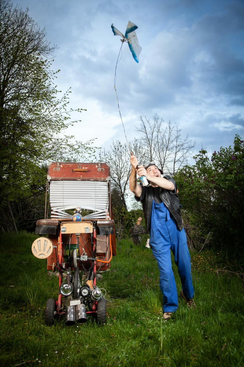 Spectacle "Quand les hommes auront des ailes" Cie La Malette