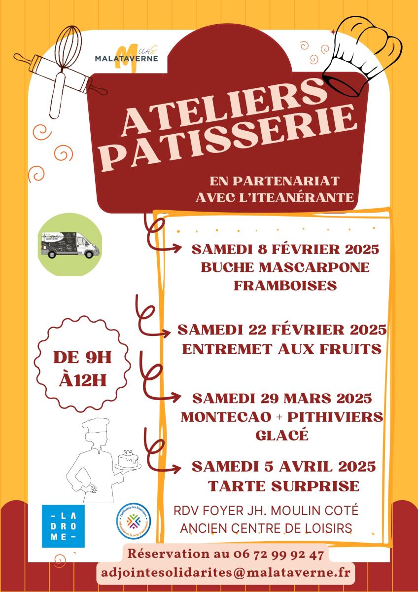 Atelier pâtisserie - CCAS