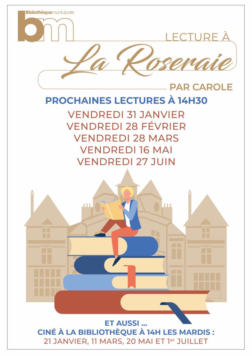 Lecture à la Roseraie 📖