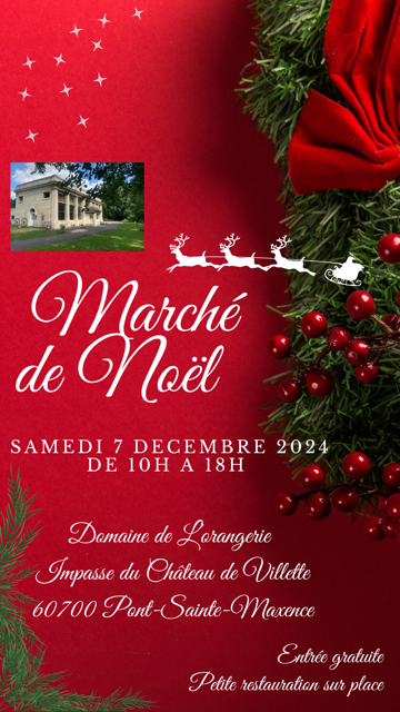 Marché de Noël à l'Orangerie