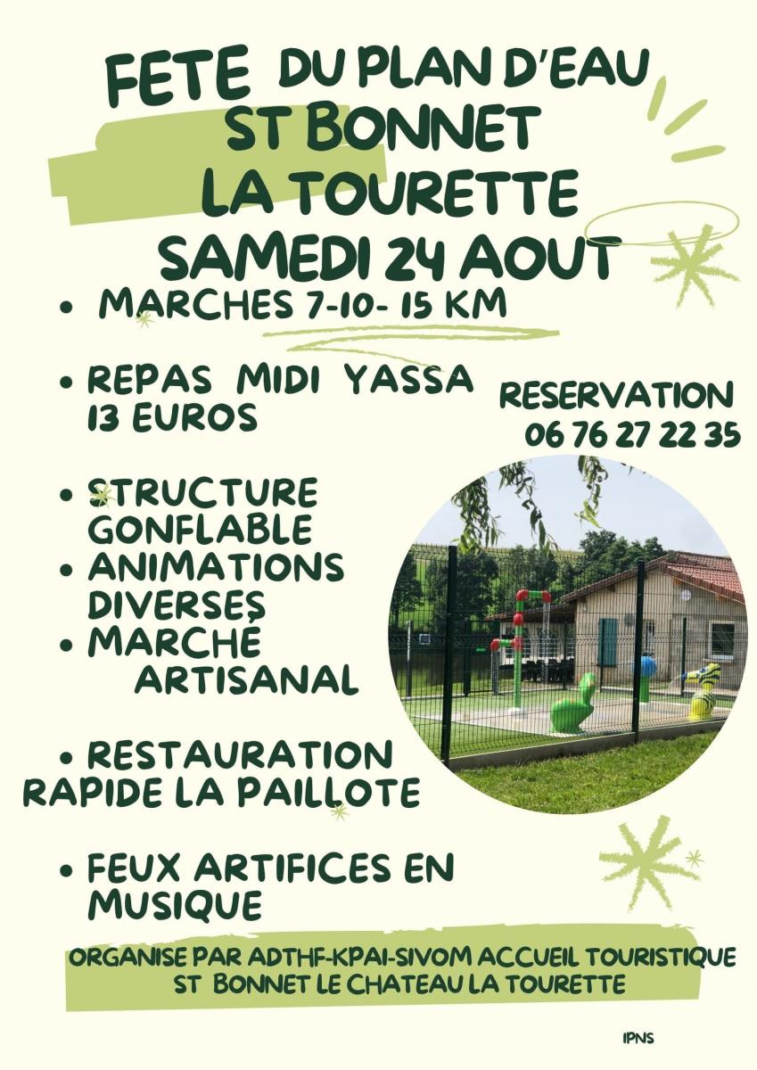 Fête du plan d'eau St Bonnet La Tourette