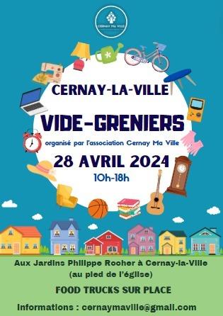 L'Association Cernay Ma Ville fait sa brocante le 28 avril !