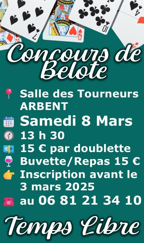 CONCOURS DE BELOTE