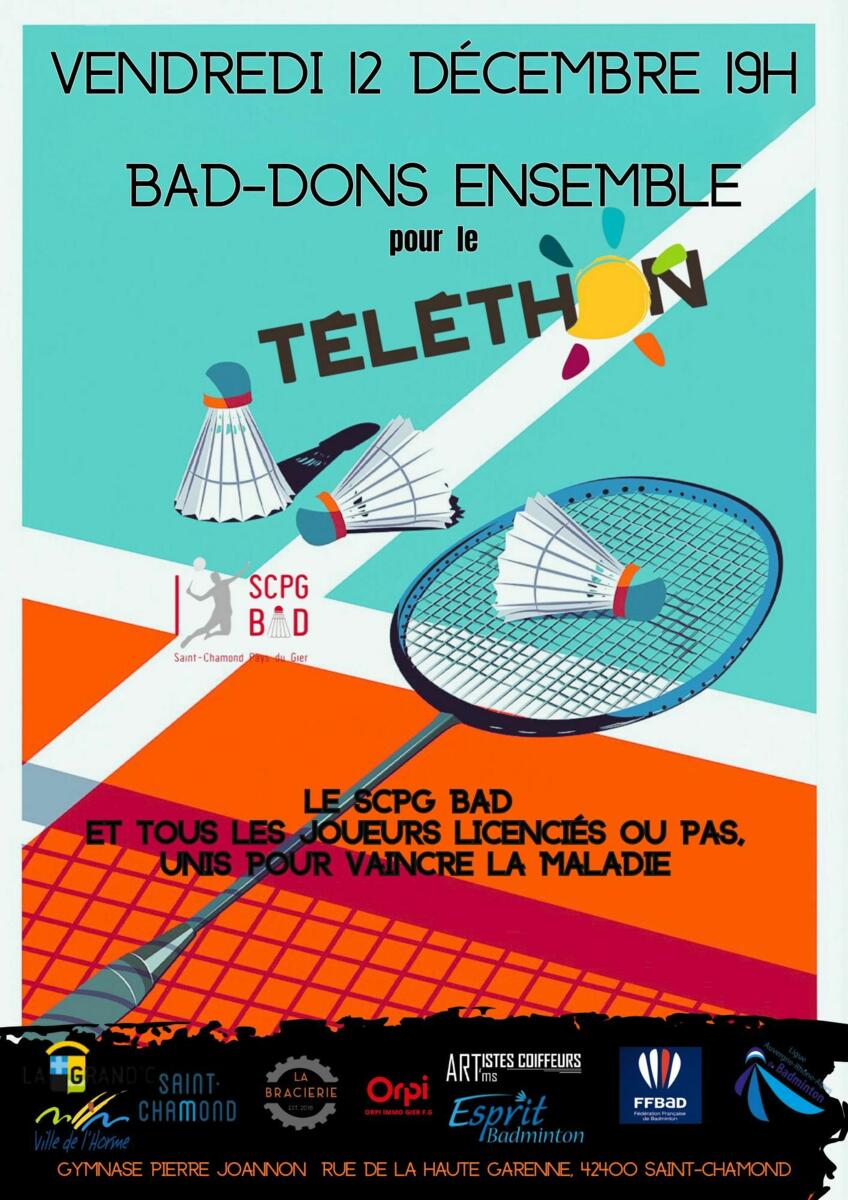 SCPG Bad - Bad-dons ensemble pour le Téléthon