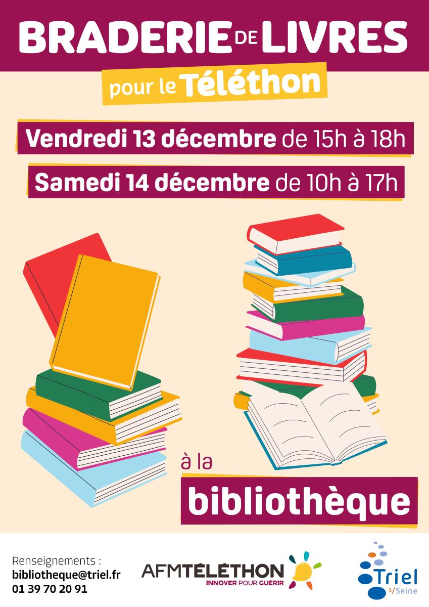 Braderie de livres pour le Téléthon 📚