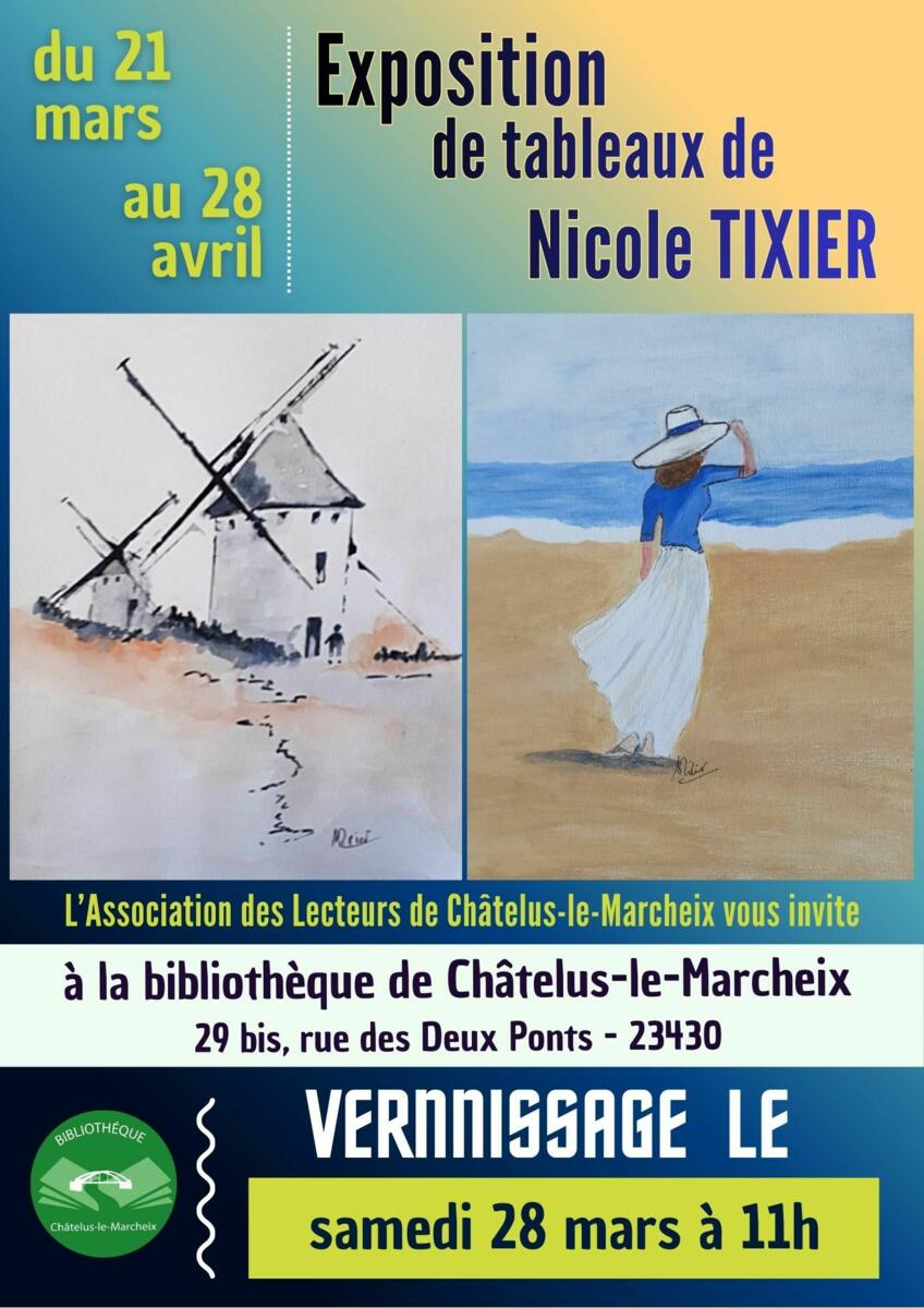 Exposition peintures -Nicole TIXIER