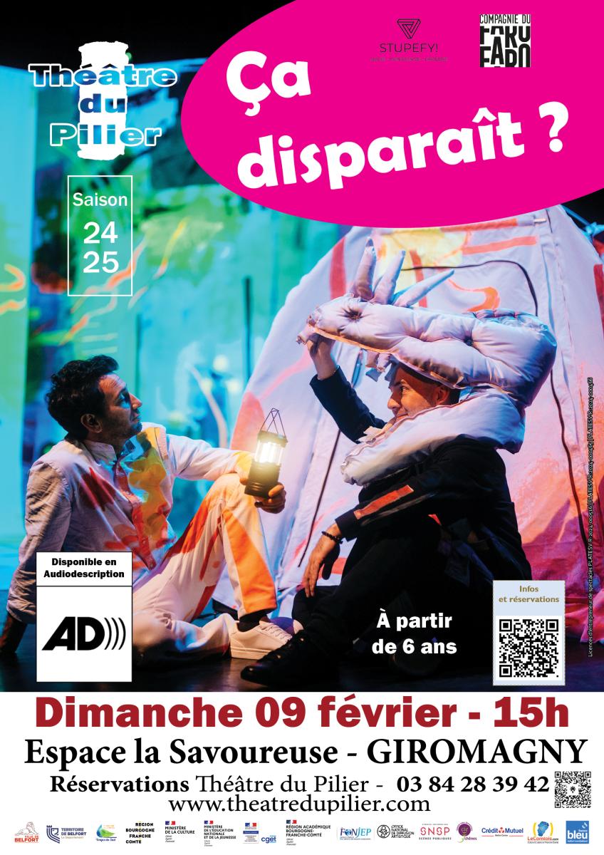 Spectacle de magie "ça disparaît" dimanche 9 février 2025 15h