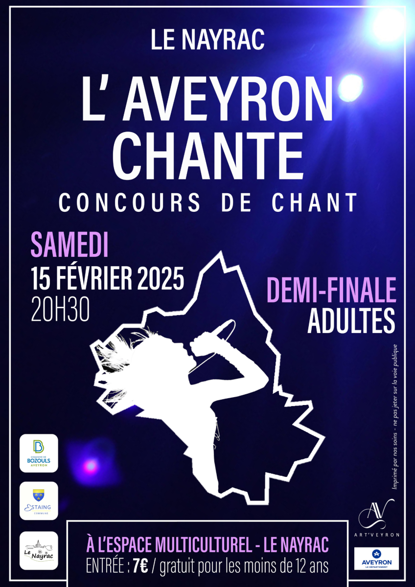 Concours de Chant “ L’Aveyron Chante”