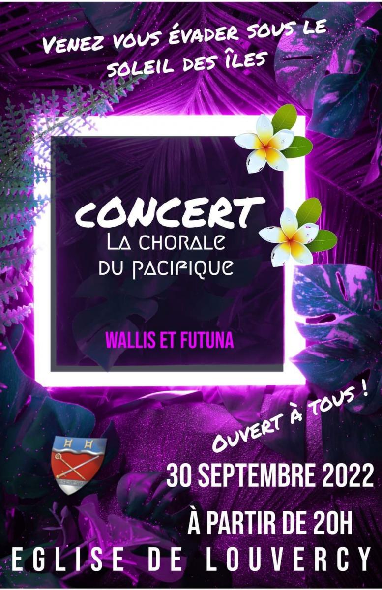 concert Vendredi 30 septembre à 20h église de Louvercy