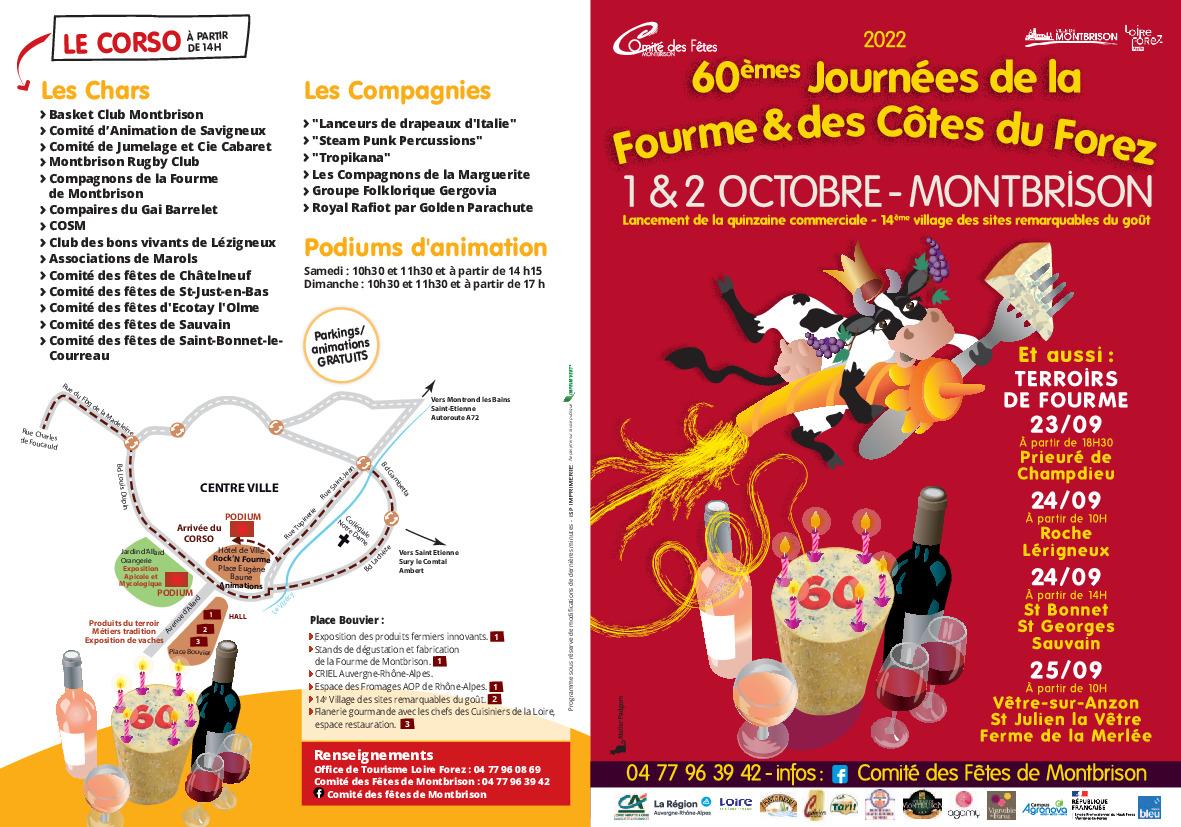 60e Journées de la Fourme & des Côtes du Forez - 1&2 octobre