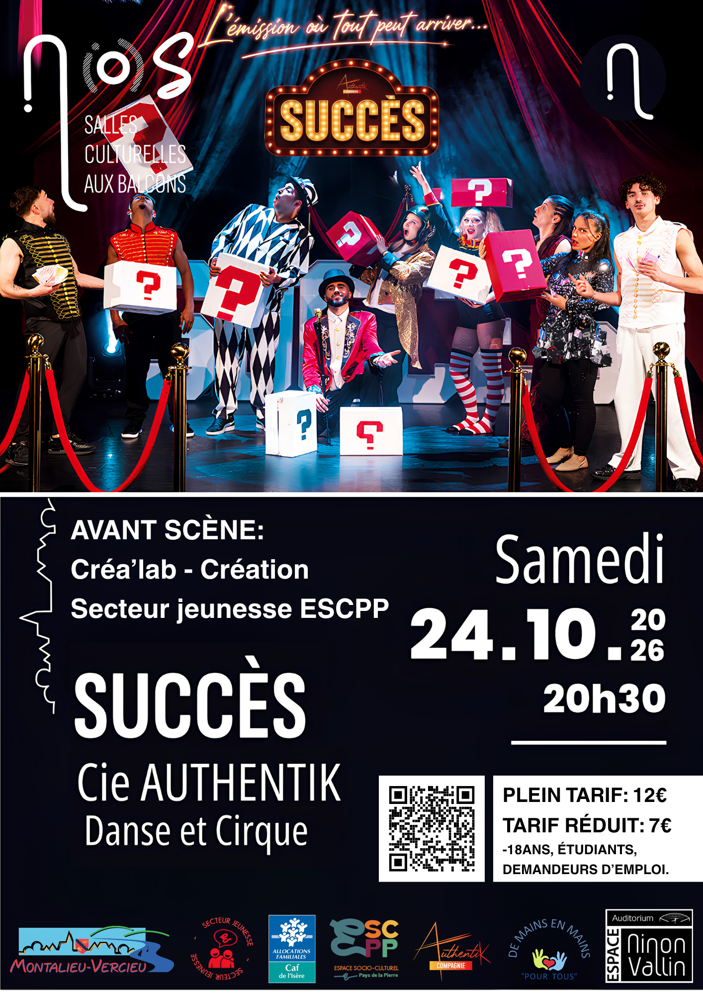 Noticias - 🕺 CRÉATION CHORÉGRAPHIQUE AVEC LA COMPAGNIE AUTHENTIK ...