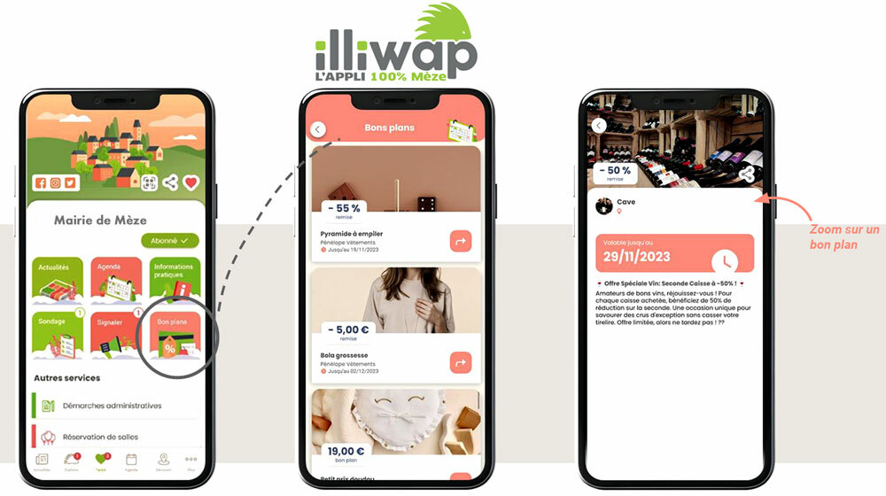 La chasse aux « bons plans » avec illiwap