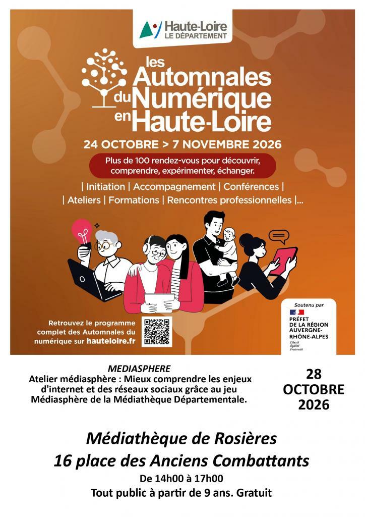 Les Automnales du Numérique : La médiathèque vous informe