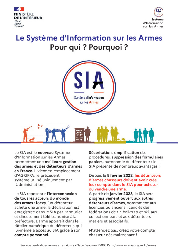 News - SIA = Système D'information Sur Les Armes - Mairie De Domjulien ...