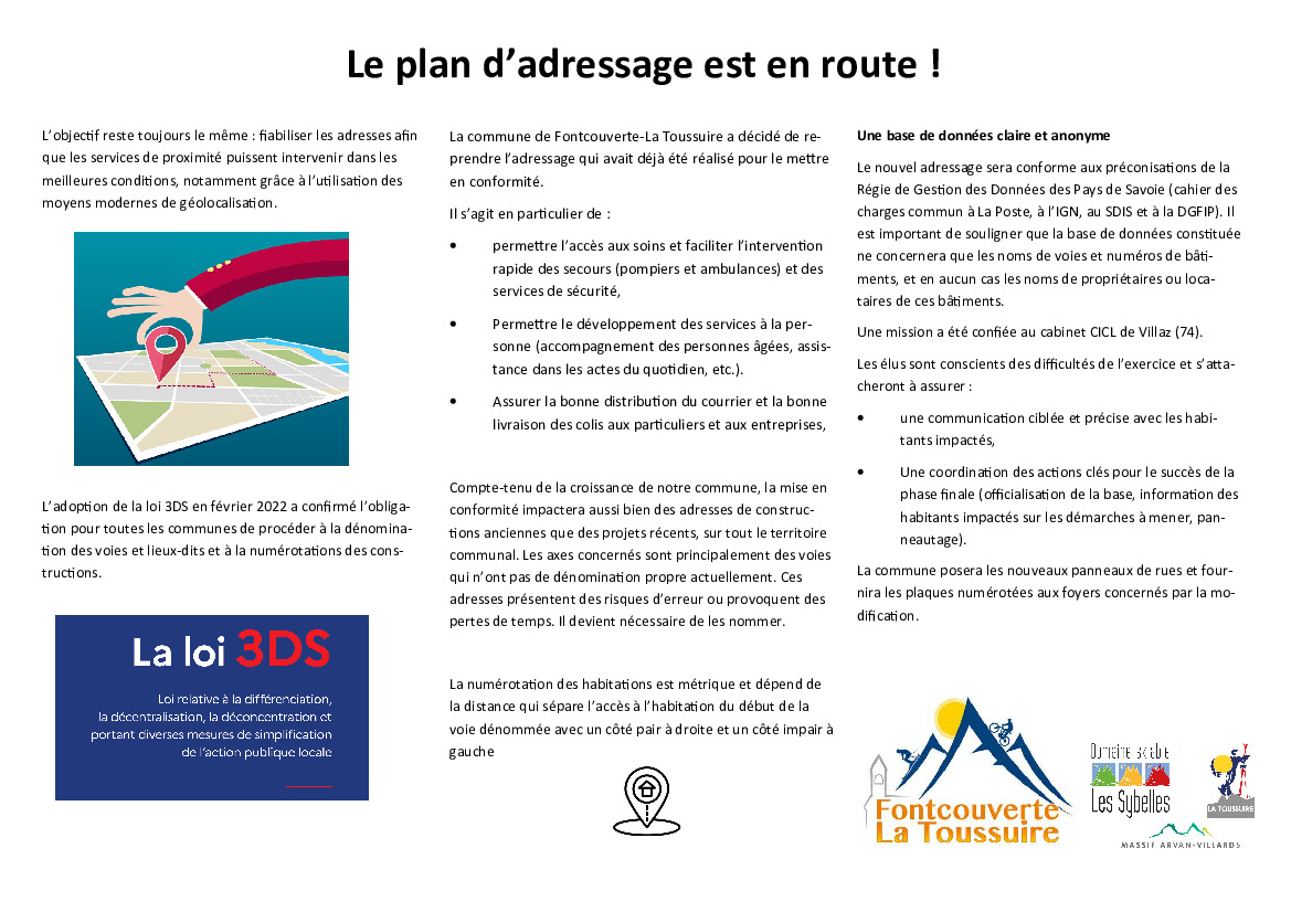 ? LE PLAN D'ADRESSAGE EST EN ROUTE ! ? (1/1)