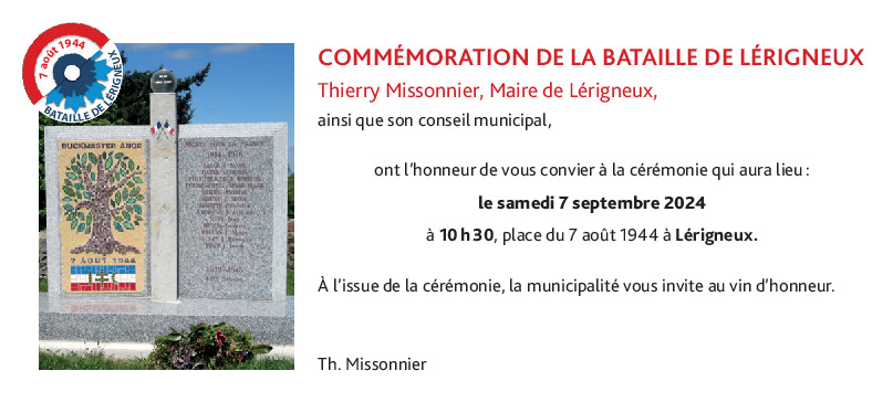 commémoration de la bataille de Lérigneux