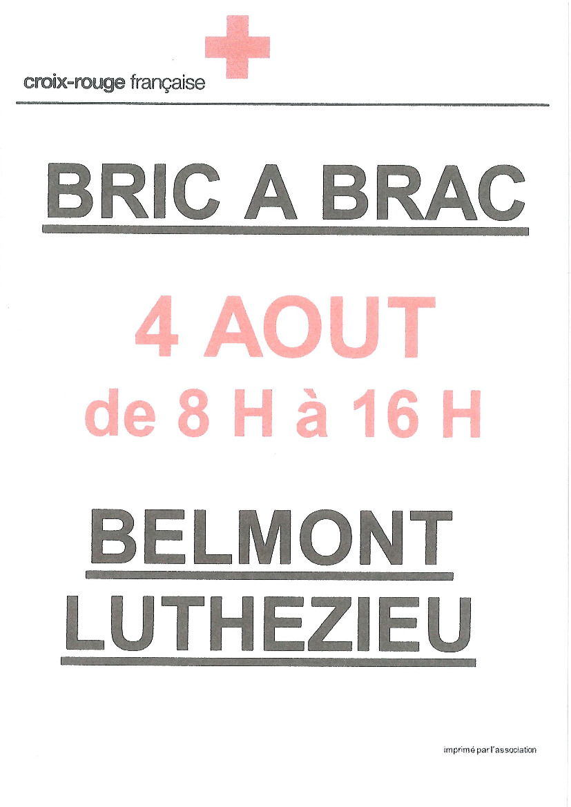 Bric à brac Croix Rouge (1/1)