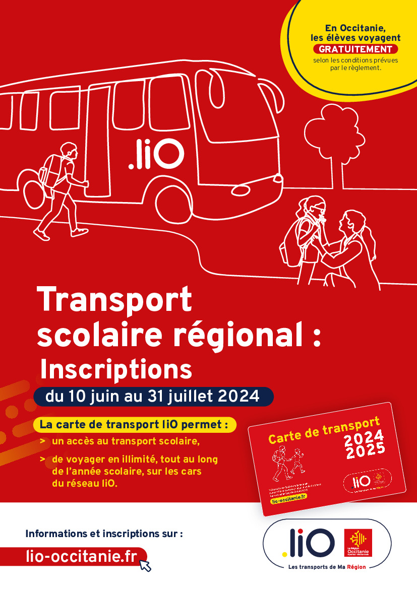 INFO - Transport scolaire régional