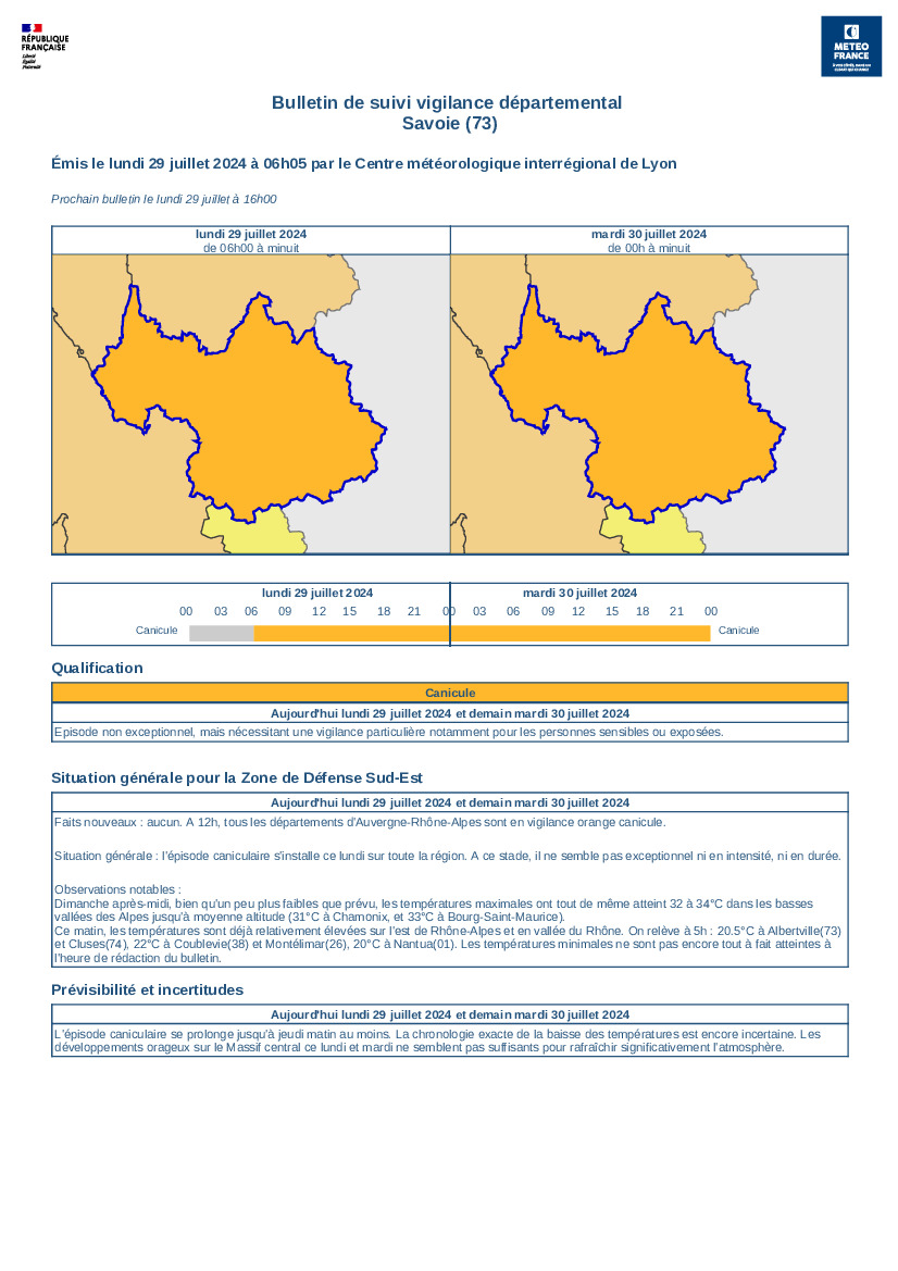 ☀ VIGILANCE ORANGE CANICULE ☀ (1/1)