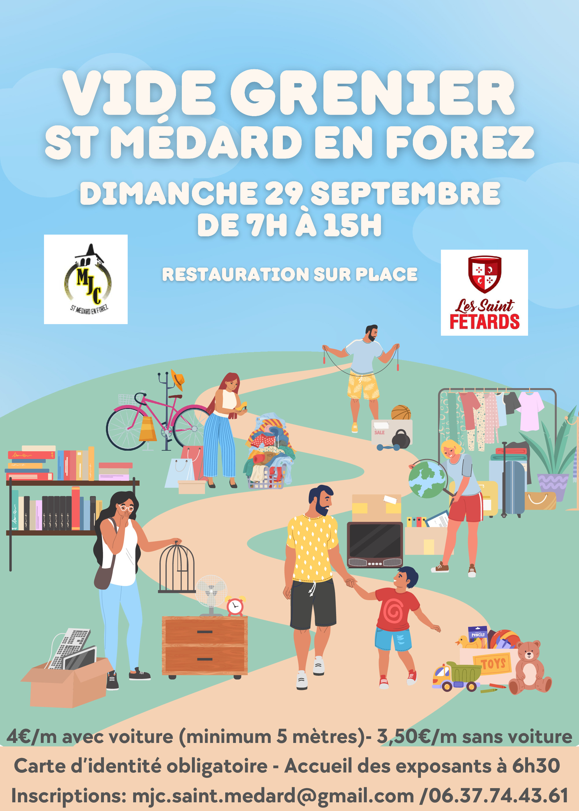 Vide grenier dimanche 29 septembre