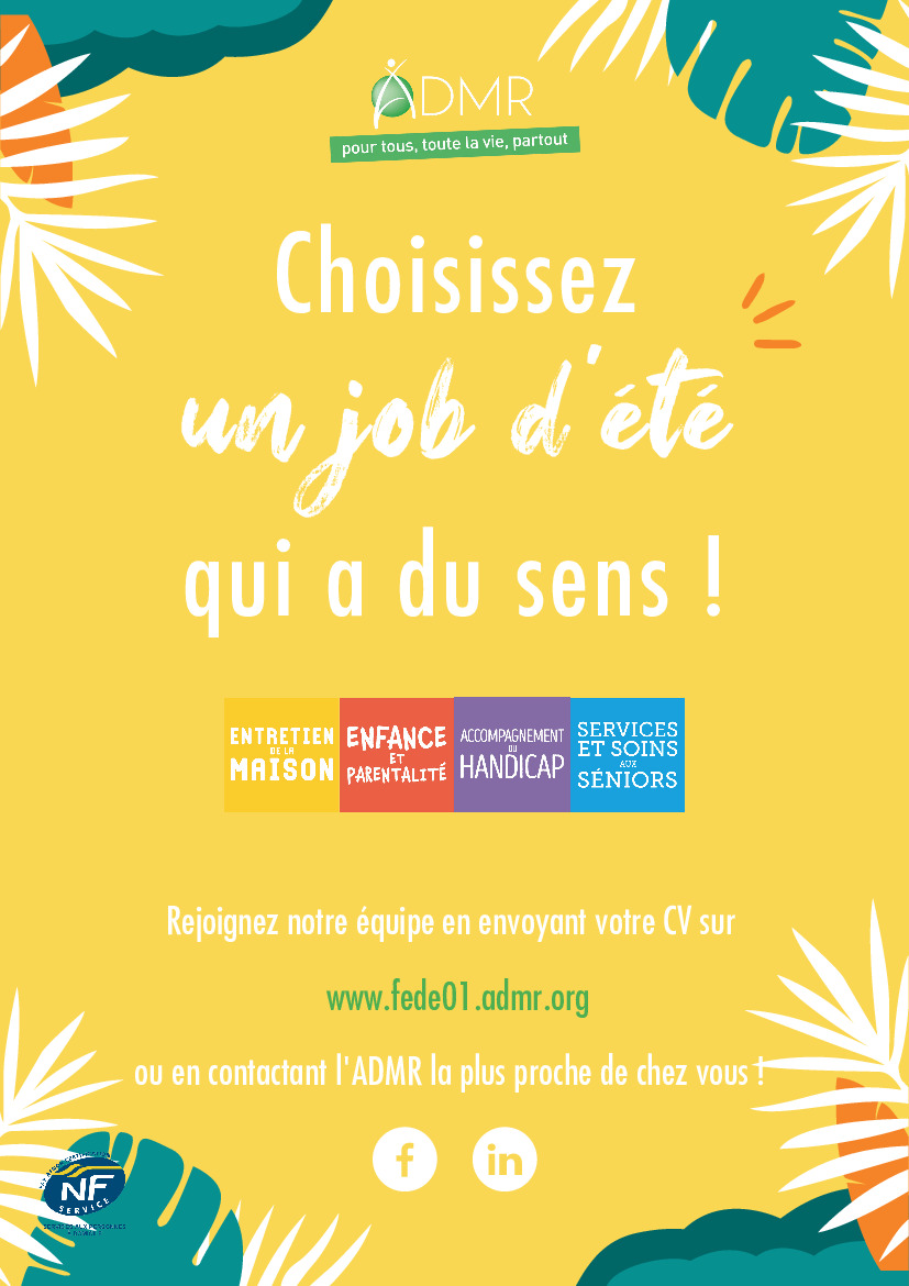 JOB ETE ADMR DES DEUX VALLEES (1/1)