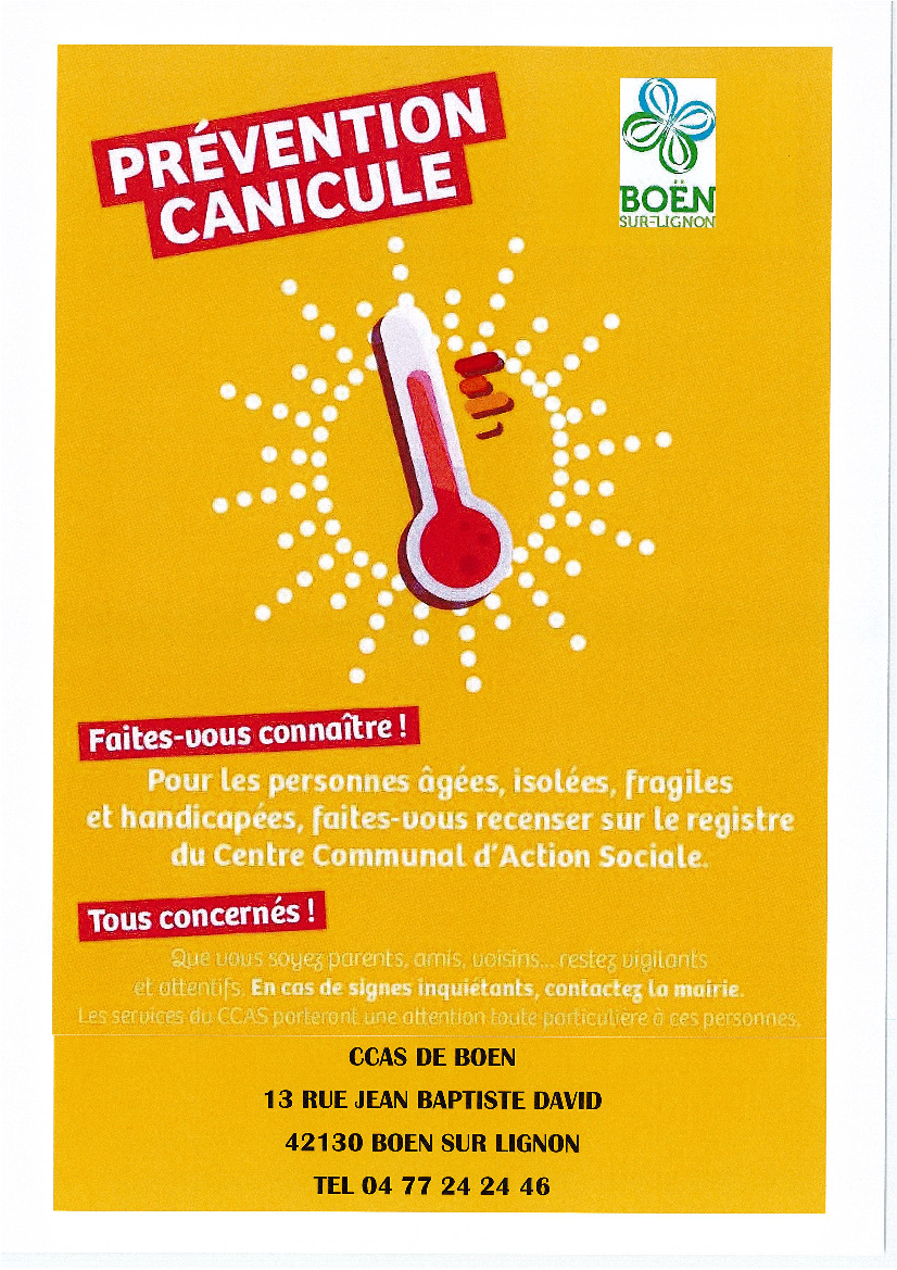 PREVENTION  CANICULE