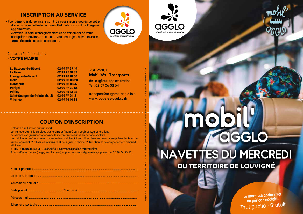 Mobil'Agglo : les navettes du mercredi