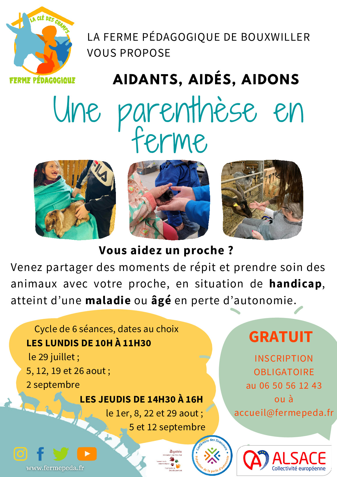 Un temps de partage et de répit pour les aidants (1/1)