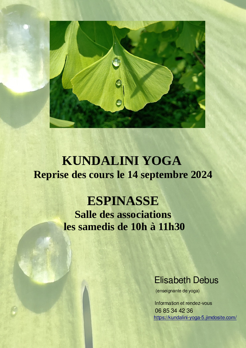 Cours de Yoga - Espinasse